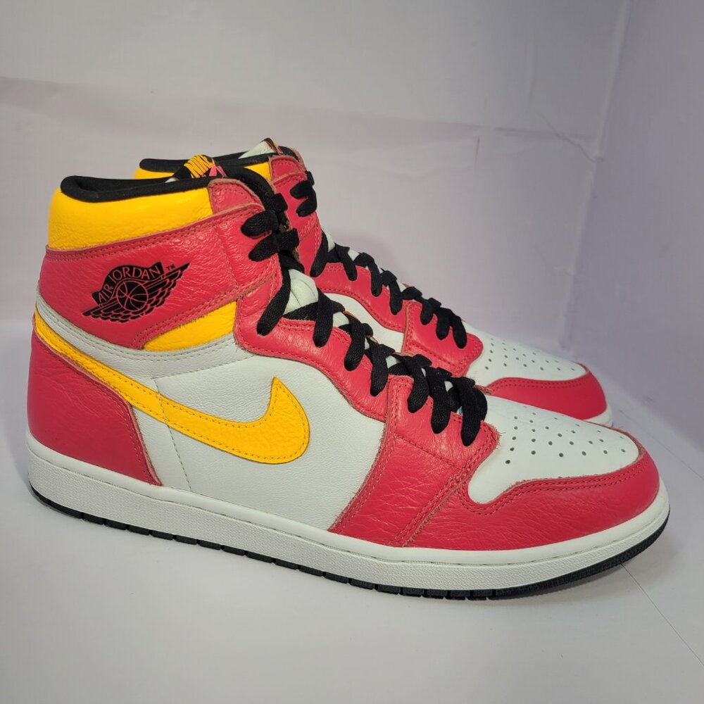 Nike Air Jordan 1 Retro High OG Light Fusion Red Fusion Red Men’s Size 13